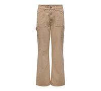 ONLY Women's Onlvox Hw Str Cargo Pant PNT Trousers, Nomad, S / 32L