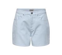 ONLY Women's Onlvox Hw Stripe PNT Effortless Style with Loose Cut Shorts, Cloud Dancer, S