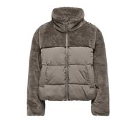 ONLY Women's Onlwanja Fur Puffer Mix Jacket Noos OTW, Walnut, xx_s