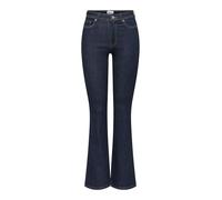 Only Women's Jeans ONLWAUW Life GUA030 High Waist Flared Bell Bottoms Dark Blue Denim S/32