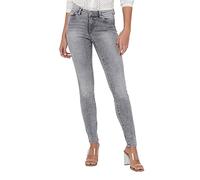 ONLY Women's Onlwauw Life Mid Sk Bb Bj694 Noos Jeans, Medium Grey Denim, M UK