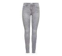 ONLY Womens Onlwauw Life Mid Sk Bb Bj694 Noos Jeans, Medium Grey Denim, S UK