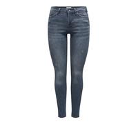 ONLY Women's ONLWAUW Life MID SK DNM NOOS Jeans, Blue Black Denim/Detail:BJ777, S/34