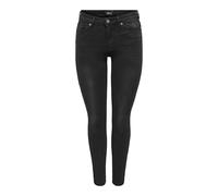 Only Wauw Skinny Mid Waist Jeans Black M / 32 Woman