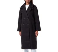 ONLY Women's Onlwembley L/S Ovsize Coat PNT Noos, Black, XS/S