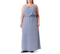 ONLY Women's Onlwinner S/L Maxi Dress Noos Ptm, Blue, 12