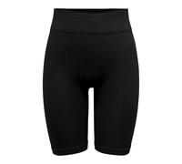 ONLY Women's Onpjaia Life Hw Rib Cir Long Shorts Noos Athletic, Black, S/M