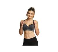 ONLY Women's Onpmartine Seamless Bra Opus Sports Bra, Black (Black Detail:Melange), S