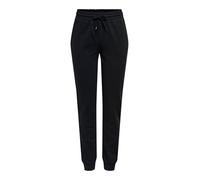ONLY Womens Onpmelina Mw Slim SWT Cuff PNT Noos Joggers, Black, M UK