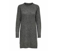 Only Women's ONYSALLIE L/S EX KNT Dress, Dark Grey, Large