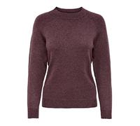 ONLY Women's Plain Knitted Jumper, Rose Brown/Detail: W Melange, S