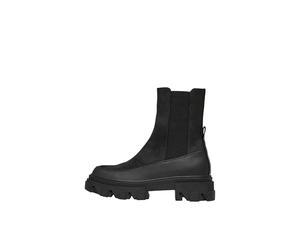 ONLY Women's Platform Chunky Heel Boots Booties Slip-On Shoes ONLTOLA, Colours:Black, Size:41 EU
