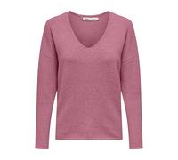ONLY Women's Pullo Onlrica Life L/S V-Neck Jumper KNT Noos, Heather Rose, M
