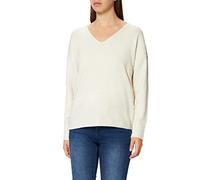 ONLY Womens Rica Long Sleeve V Knit Top Birch L