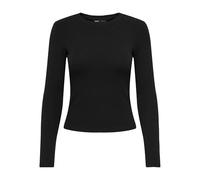 ONLY Womens Riley Long Sleeve Top Black S