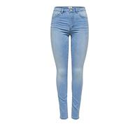 ONLY Womens Royal Life Hw Sk Noos Jeans, Light Blue (Light Blue Denim), 32 X-Small UK