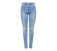 ONLY Women's Royal Life HW Sk Jeans Noos, Light Blue (Light Blue Denim), 32 X-Large