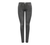 ONLY Women's Royal Reg Denim Noos Skinny Jeans, Grey (Dark Grey Denim Dark Grey Denim), 27W 32L UK