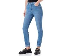 ONLY Women's Onldruna Hw Skinny DNM Pimbox Jeans, Light Medium Blue Denim, 28W x 30L