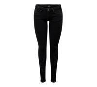 ONLY Women's Onlcoral Life Sl Sk Power Azg3659 Noos Trousers, Black Denim, 27W x 32L