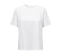 Only Women's T-Shirt - ONLONLY Tee, Round Neck, Cotton, Solid Color