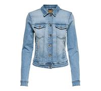 Only Tia Life Bb Lb Bex179 Trucker Jacket Blue 34 Woman