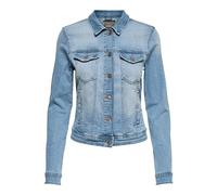 ONLY Women's Tia Jacket BB LB Noos, Blue (Light Blue Denim Light Blue Denim), 8