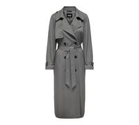ONLY Women's Trenchcoat Onlchloe Trench Coat Double B. OTW Noos, Charcoal Gray, S