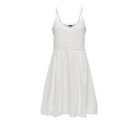 ONLY Women's V-Neck Dress with Lace Adjustable Straps Short Summer Dress, Cloud Dancer, 8