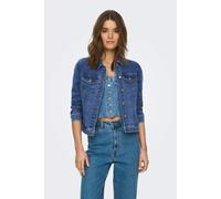 Only Womens Wonder Stretch Denim Jacket - Blue - Size X-Small