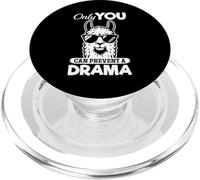 Only you can prevent a drama - Funny Alpaca Llama PopSockets PopGrip for MagSafe