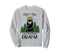 Only You Can Prevent Drama Llama Funny Llama Sweatshirt