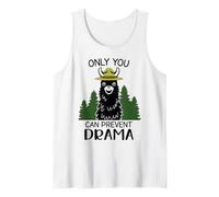 Only You Can Prevent Drama Llama Funny Llama Tank Top