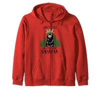 Only You Can Prevent Drama Llama Funny Llama Zip Hoodie