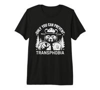 Only You Can Prevent Transphobia Nature Hiking Democracy Premium T-Shirt