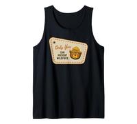Only You Park Style Smokey Bear Sign Cute Graphic Tank Top