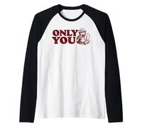 Only You Vintage Pointing Smokey Bear Raglan Baseball Tee