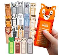 Only Zest 100 Bulk Bookmarks for Kids 2x6 inches - Multiple Designs - 20 Different Animal Fun Facts - Book Marks for Reading, Kids Classroom Rewards, Student Incentives, Supplies for Teachers