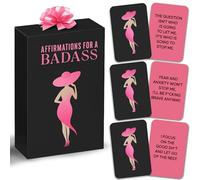 Only Zest Badass Affirmation Cards for Women - 52 Bold Daily Positive Affirmations for Self Care, Confidence, Motivation - Inspirational Meditation Mindfulness Card Deck, Gifts for Badass Women