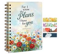 Only Zest Christian Journal for Women - Christian Gifts Notebook with Scripture, Spiral Faith Journal for Devotionals & Bible Journaling, Inspirational Writing Notebook for Bible Study, 140 Pages