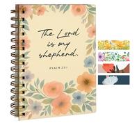 Only Zest Christian Journal for Women - Christian Gifts Notebook with Scripture, Spiral Faith Journal for Devotionals & Bible Journaling, Inspirational Writing Notebook for Bible Study, 140 Pages