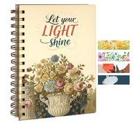 Only Zest Christian Journal for Women - Christian Gifts Notebook with Scripture, Spiral Faith Journal for Devotionals & Bible Journaling, Inspirational Writing Notebook for Bible Study, 140 Pages