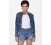 Only Zip Through Denim Jacket Denim
