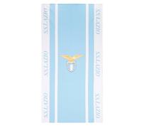 Only4fan S.r.l. SS Lazio Beach/Pool Towel 70 x 140 cm Microfibre Official Product SS Lazio Vertical Bands