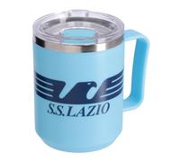 Only4fan S.r.l. SS Lazio Thermal Steel Mug Official Product, Light Blue