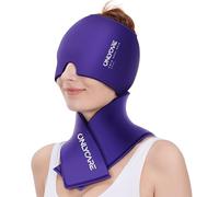 ONLYCARE Migraine Relief Cap and Neck Ice Pack Wrap Gel Set, Upgrade Headache Relief Cap and Shoulder Cold Pack, Hot and Cold Compress, Relief of Pain, Swelling, Office Pressure