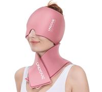 ONLYCARE Migraine Relief Cap and Neck Ice Pack Wrap Gel Set, Upgrade Headache Relief Cap and Shoulder Cold Pack, Hot and Cold Compress, Relief from Pain, Swelling