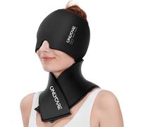 ONLYCARE Migraine Relief Cap and Neck Pain Relief Set, Upgrade Gel Headache Relief Cap and Neck Ice Packs for Sports Injuries, Hot and Cold Compress ice Pack, Relief of Pain, Swelling, Office Stress