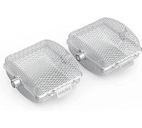Onlyfire 2-Pack Rotisserie Spit Grill Basket Cage,Stainless Steel/Mini Size 17 * 15 * 9cm,Fits most Charcoal and Gas grills