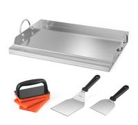 Onlyfire 23" Stainless Steel BBQ Griddle Plate with Accessories Kit
